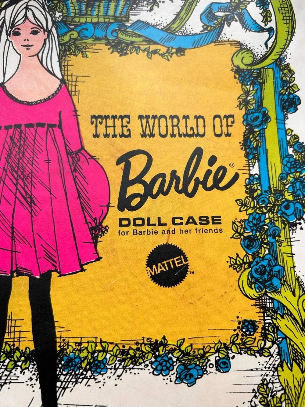 1968 VTG Mattel The Word of Barbie Doll Case